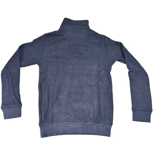 BOYS ULTRA SOFT RIBBED QUARTER ZIP SWEATER | TailorByrd - Picture 9 of 9